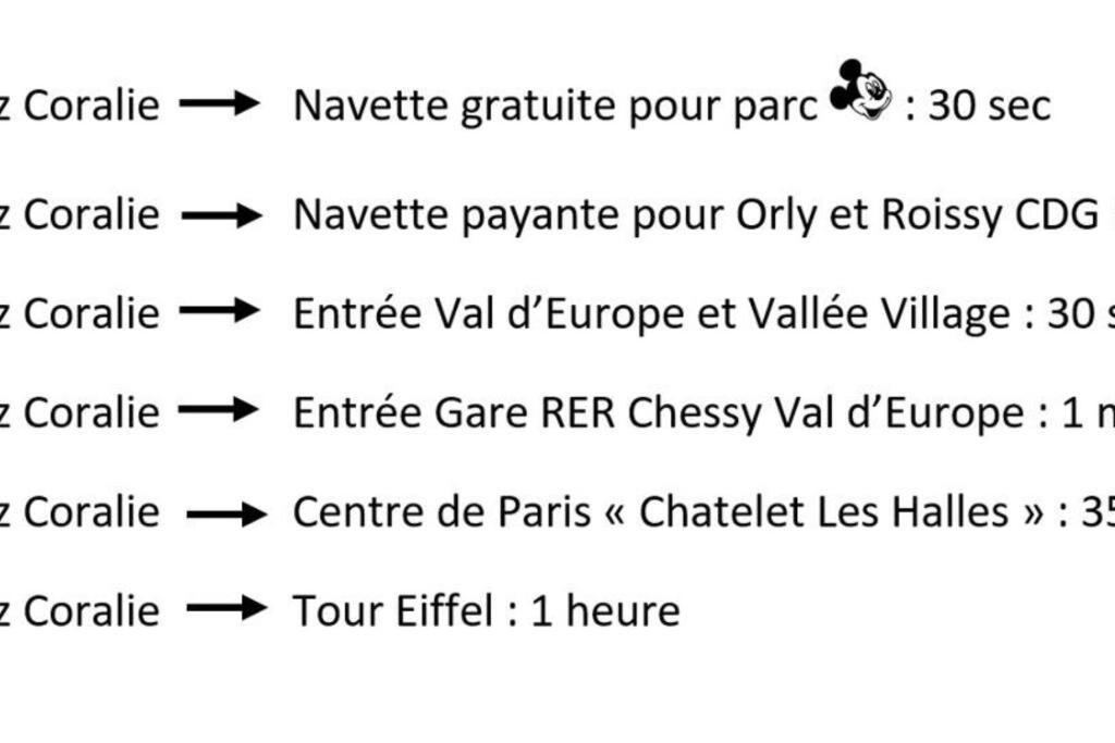 Disneyland Paris, Appartement 70M², Parking Prive Serris Kültér fotó