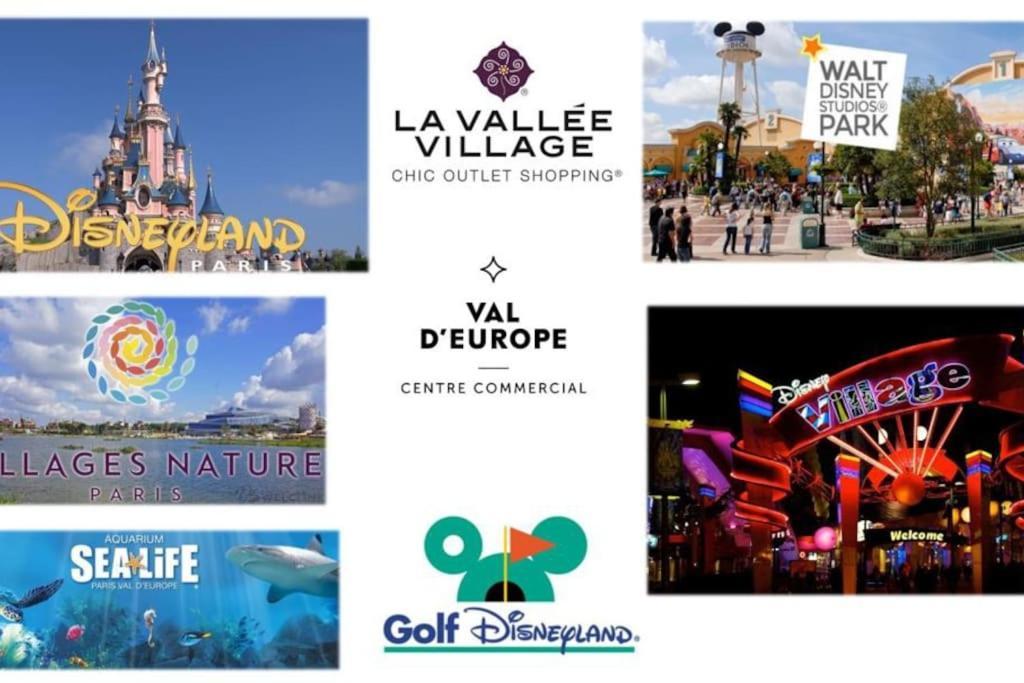 Disneyland Paris, Appartement 70M², Parking Prive Serris Kültér fotó