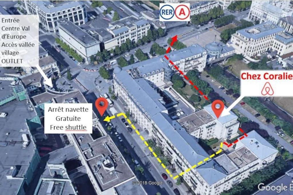 Disneyland Paris, Appartement 70M², Parking Prive Serris Kültér fotó